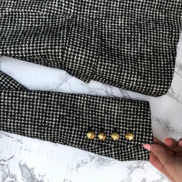 ❌SOLD❌Zara Double Breasted Houndstooth Blazer - Picture 14 of 14